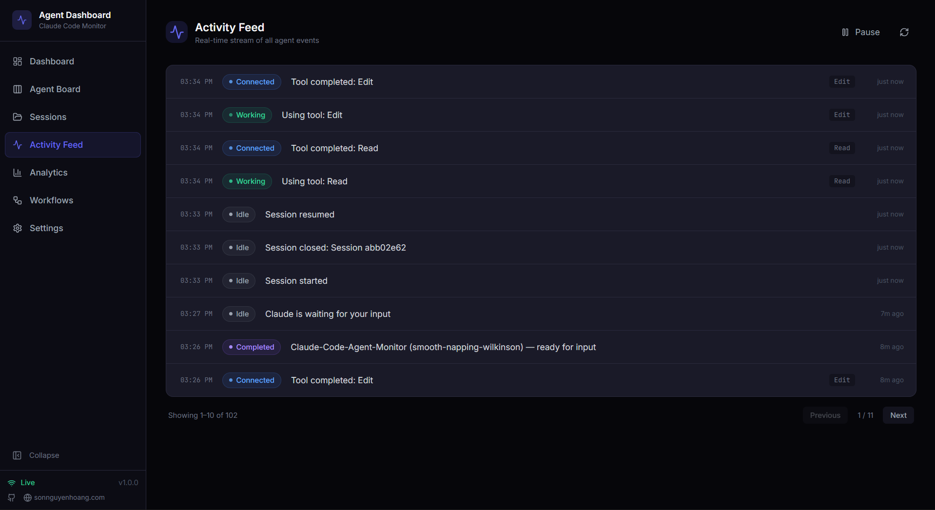 Activity Feed Overview