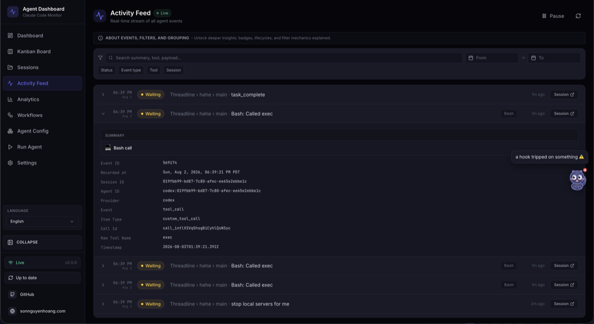 Activity Feed overview