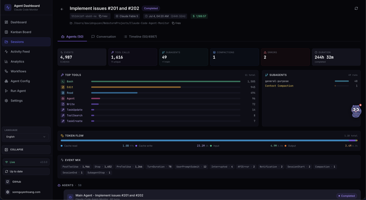 Session agent overview