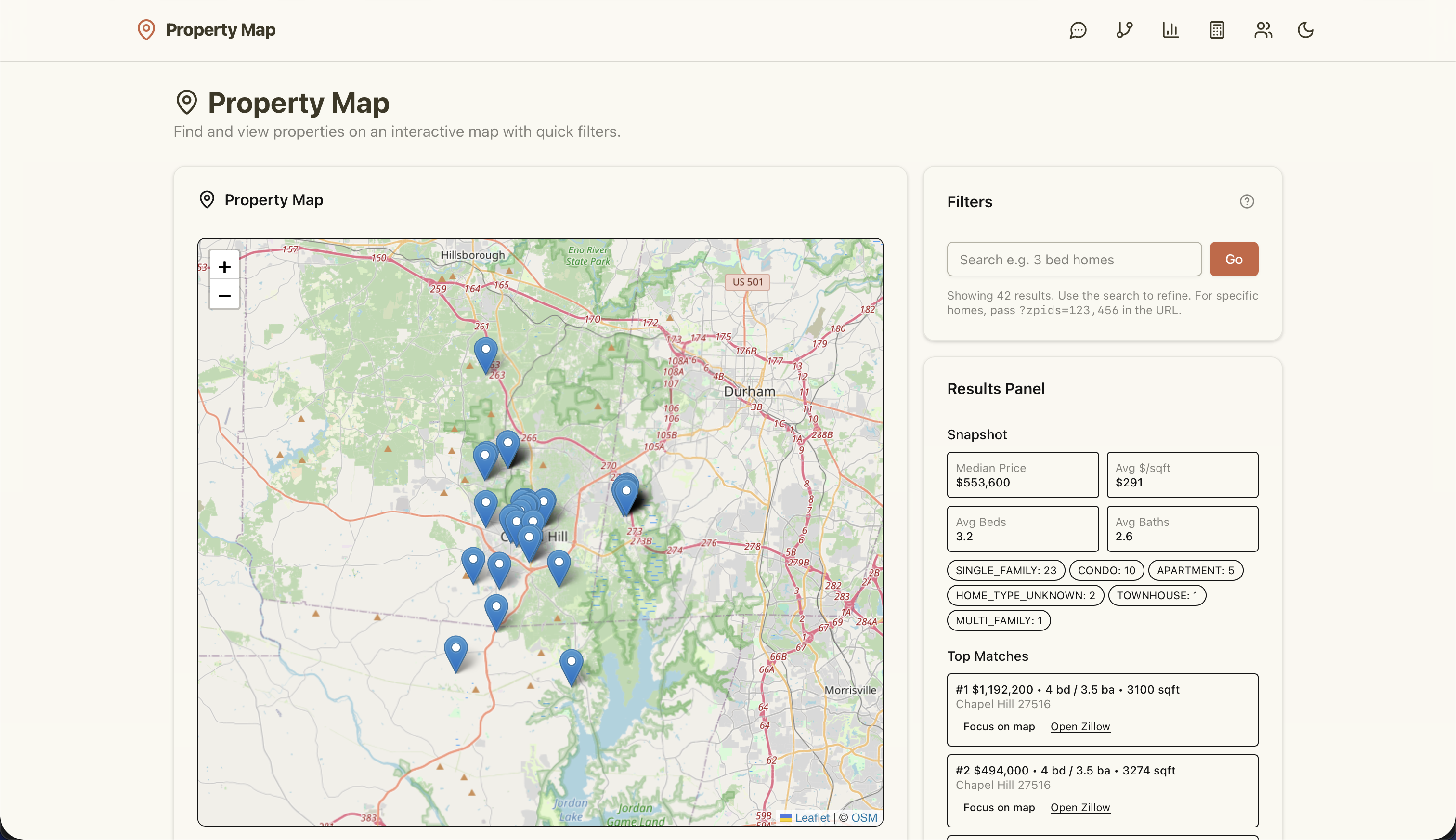 EstateWise UI