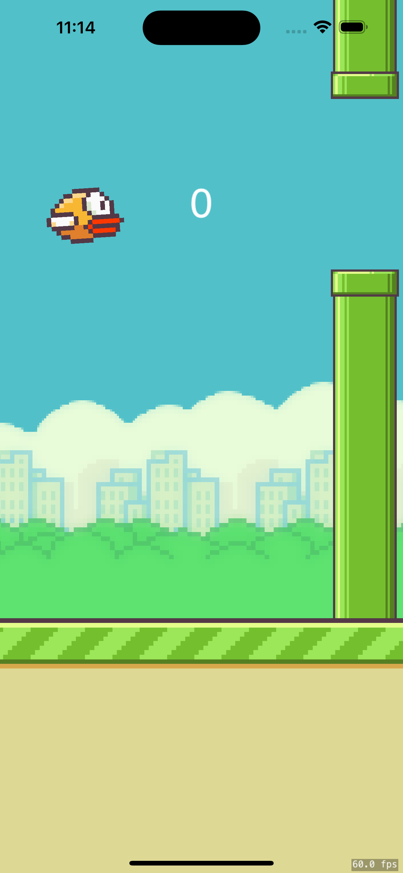 The Flappy Bird Game Interface