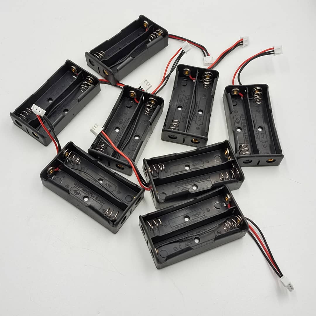 2x AA Battery Holders with Leads