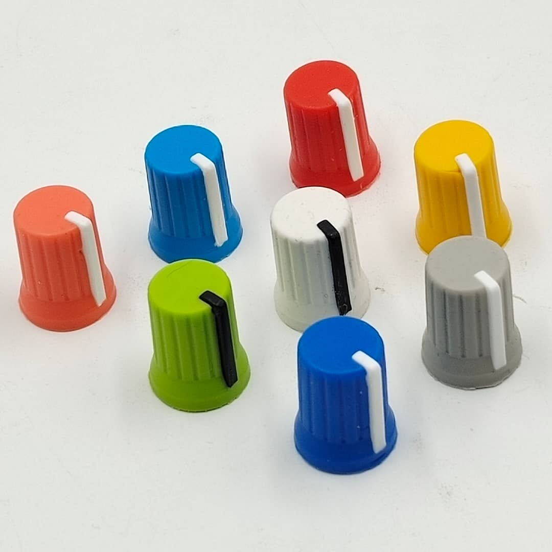 Colorful Plastic Potentiometer Knobs