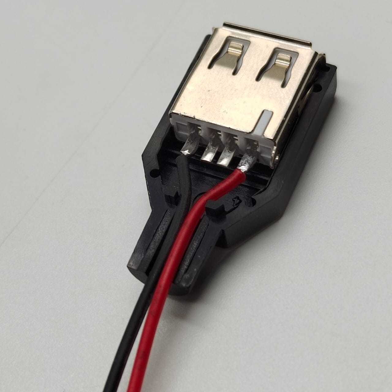 USB-A Female Panel Mount Connector