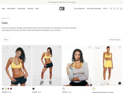 CSB landing page