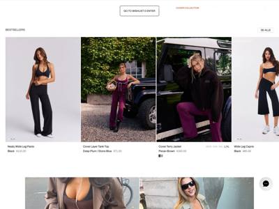 Exercere landing page