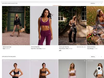Exercere landing page