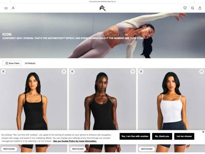 Oner Active landing page