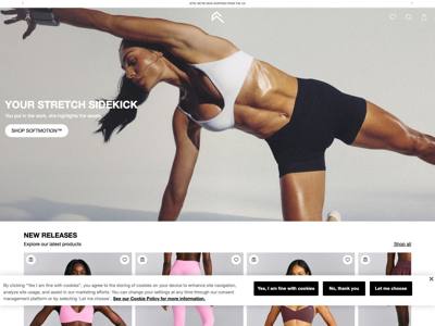 Oner Active landing page