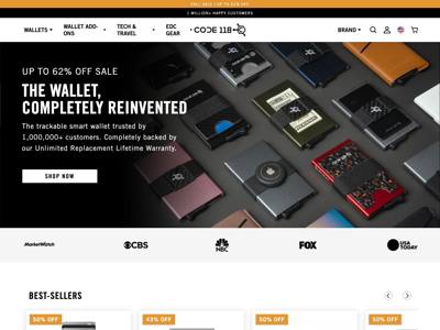 CODE 118 landing page