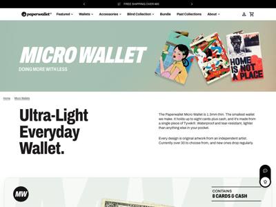 paperwallet landing page