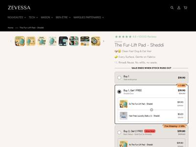 Zevessa landing page