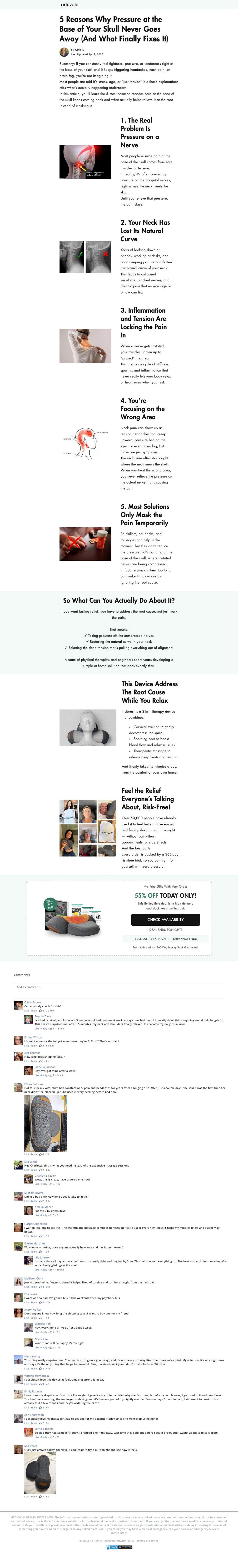 Artuvate landing page: Your cart is empty