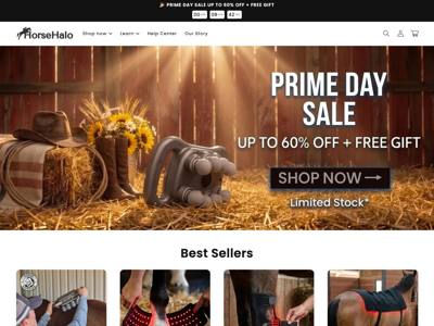 HorseHalo landing page