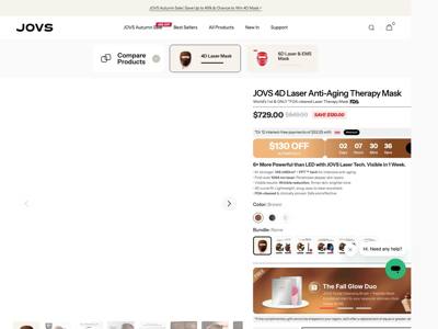 JOVS landing page