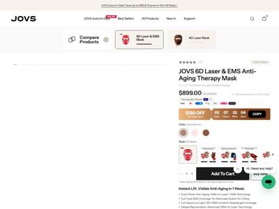 JOVS landing page
