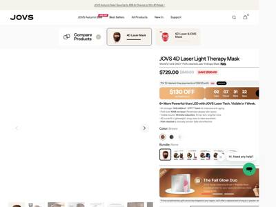 JOVS landing page