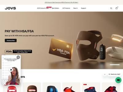 JOVS landing page