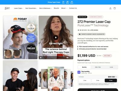 Kiierr landing page