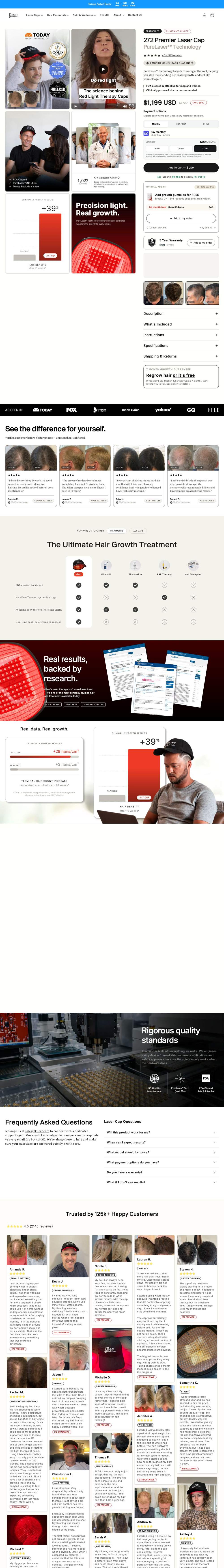 Kiierr landing page: Stay in the know