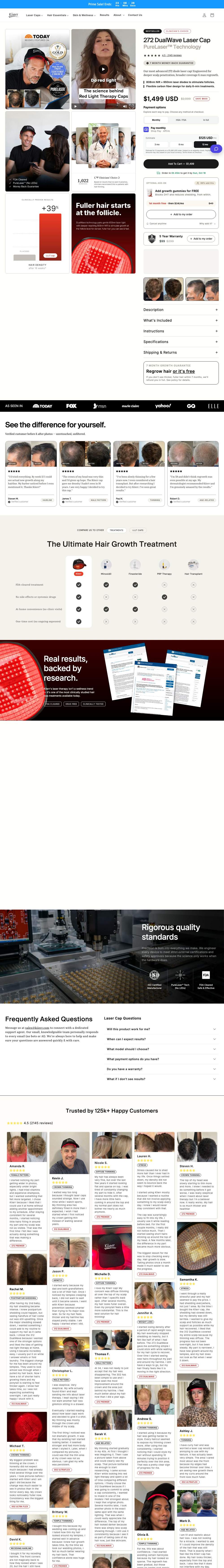 Kiierr landing page: Stay in the know