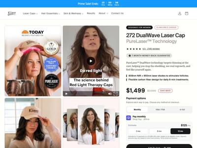 Kiierr landing page