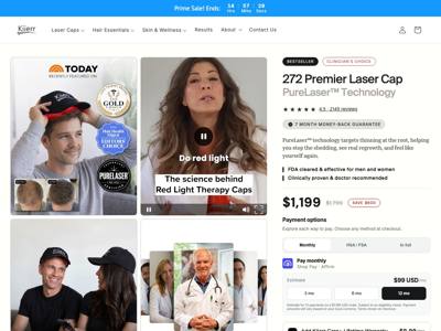 Kiierr landing page