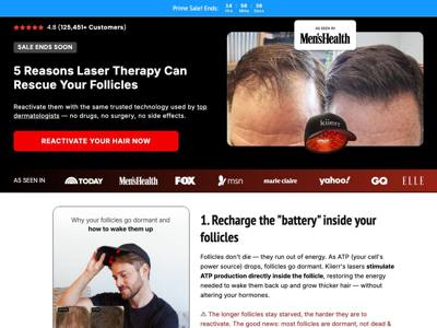 Kiierr landing page