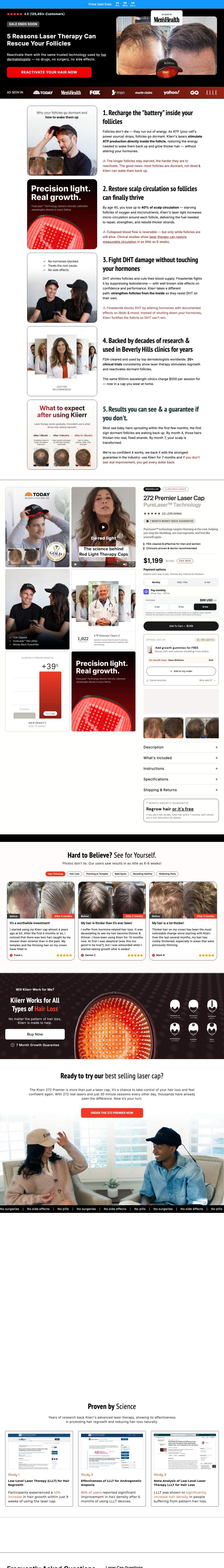 Kiierr landing page: Stay in the know