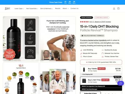 Kiierr landing page