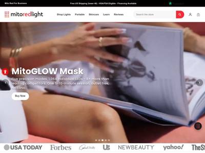 Mito Red Light landing page
