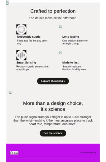 Oura email