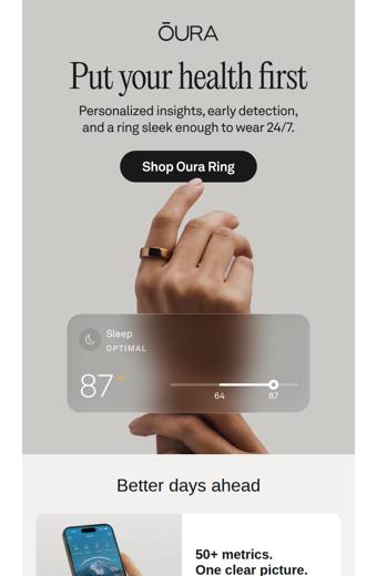 Oura email