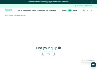 quip landing page