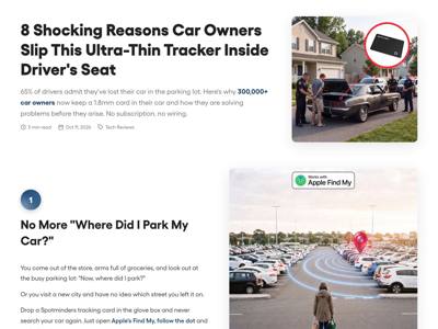 Spotminders landing page