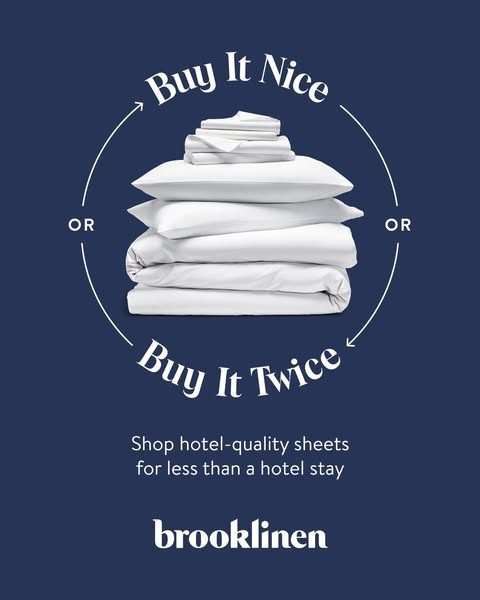 Brooklinen ad