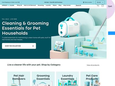Uproot Clean landing page