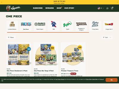 Dr. Squatch landing page