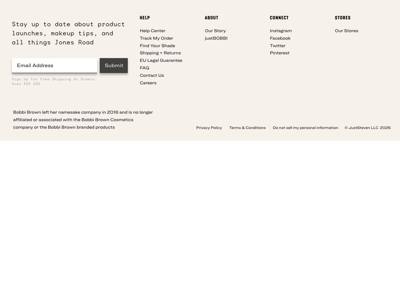 Jones Road Beauty landing page