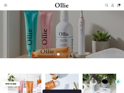 OllieSmile landing page