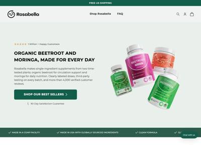 Rosabella landing page