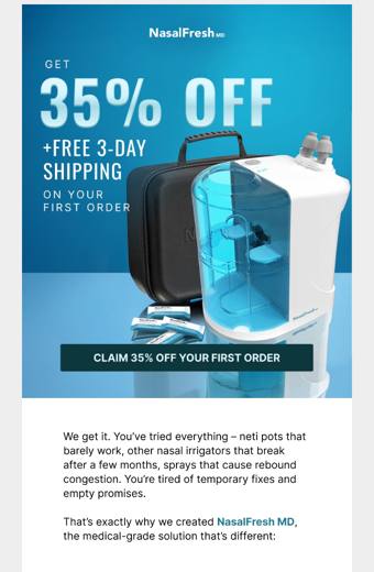NasalFresh MD email