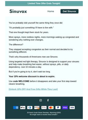 Sinuvox email