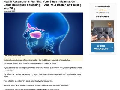 Soovera landing page