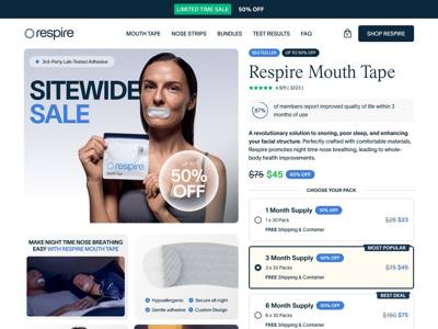 Try Respire landing page
