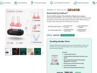 TryNoMore landing page