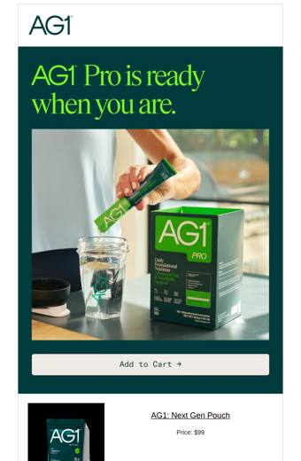 AG1 email