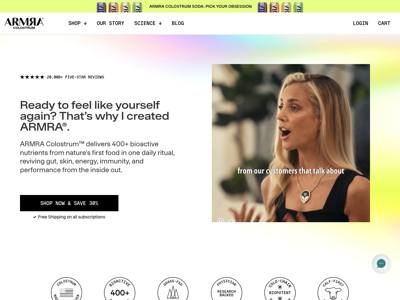 ARMRA landing page