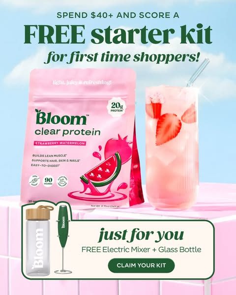 Bloom Nutrition ad