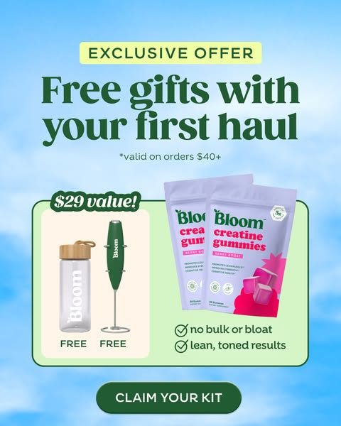 Bloom Nutrition ad